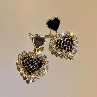 S925 Silver Heart Earrings