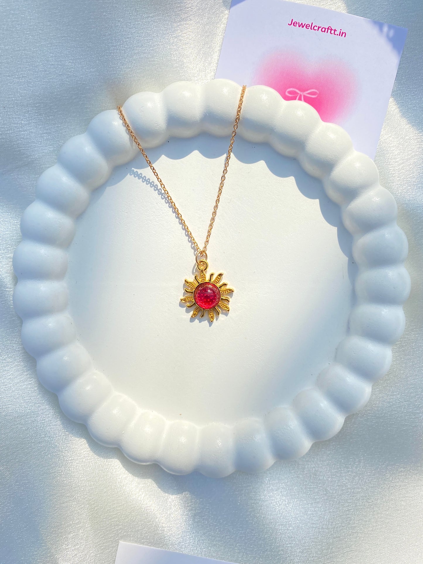 Radiant Sunburst Pendant Necklace