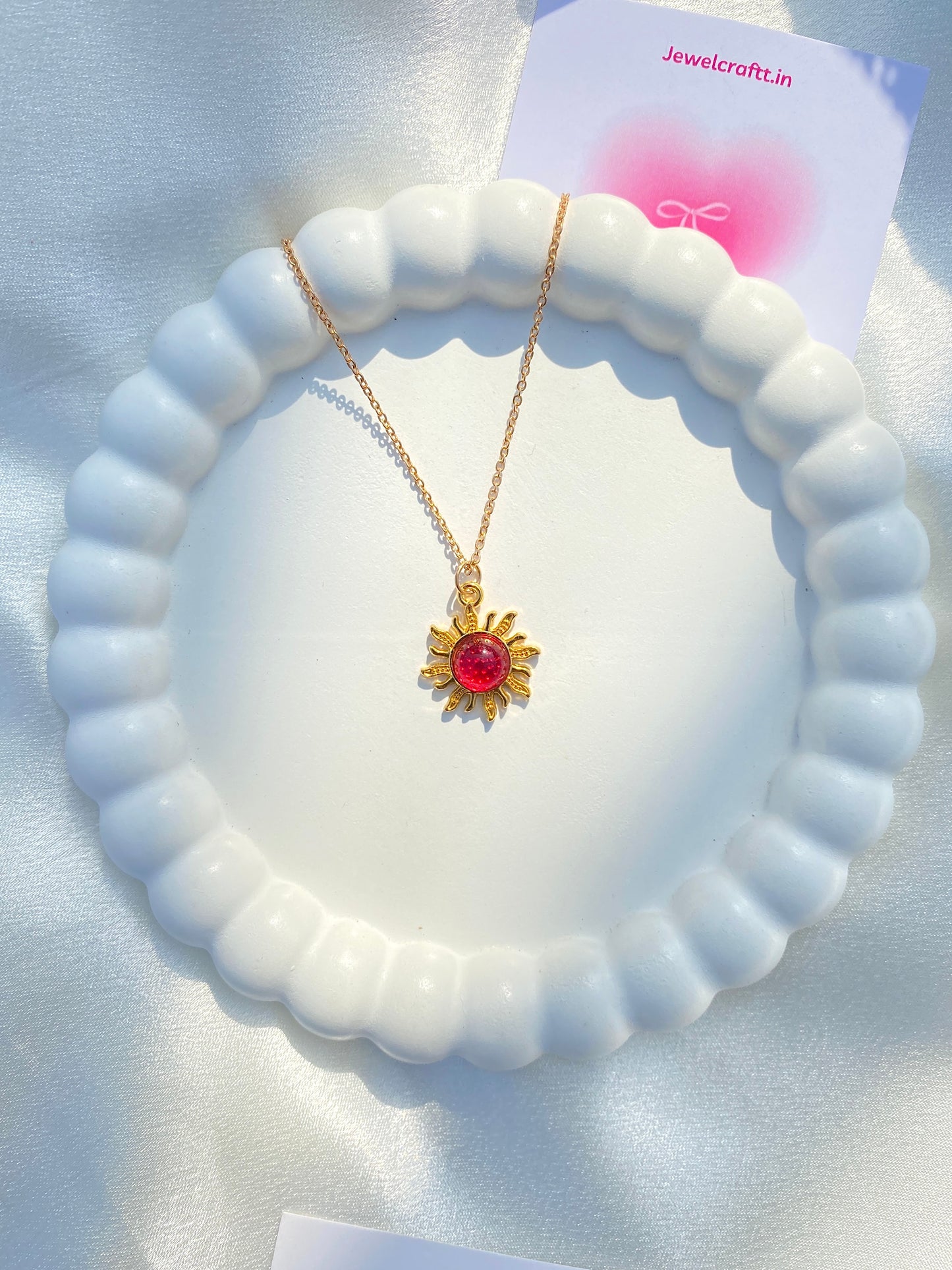 Radiant Sunburst Pendant Necklace