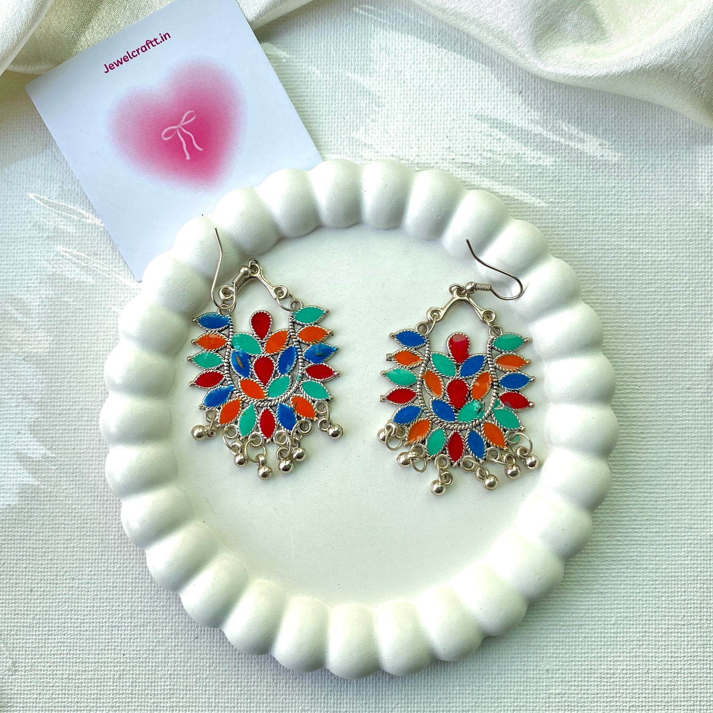 Multi-coloured Hoop Earrings